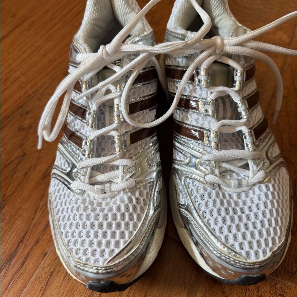 Adidas Adistar Control 5 WhiteBrown Silver Sneakers